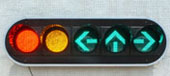 LED traffic lights with arrows